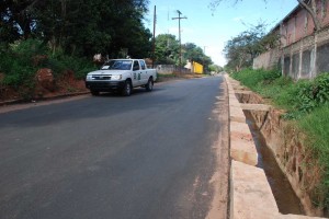 Imagen actual del sector de las canaletas que fueron construidas por consecuencia de la existencia de nacientes de agua.