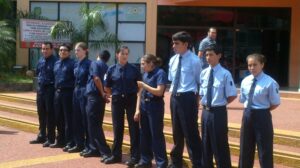 Los flamantes nuevos Bomberos Voluntarios de San Lorenzo