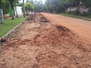 La extensión de la cañería tiene unas 20 cuadras y cruza varios barrios de San Lorenzo