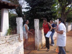 La minga también servirá para trabajos de conciencian y detección de casos febriles en la zona