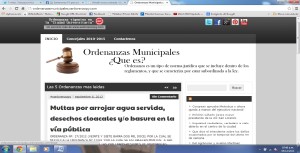 Para acceder al sitio se debe ingresar en http://ordenanzasmunicipales.sanlorenzopy.com/