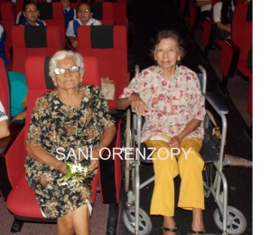 Dos de las homenajeadas el día de ayer, profesora Delminda Antúnez de Rivera (izquierda), Rogelia Rolon de Marendier (derecha)